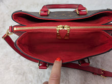 LOUIS VUITTON MONOGRAM RED SOUFFLOT BB