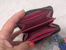 LOUIS VUITTON BLACK MULTICOLOR ZIPPY COMPACT WALLET