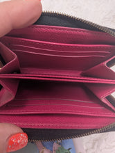 LOUIS VUITTON BLACK MULTICOLOR ZIPPY COMPACT WALLET