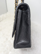 CHANEL BLACK CAVIAR SINGLE FLAP JUMBO