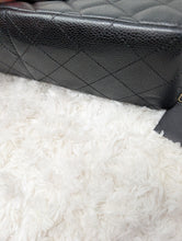 CHANEL BLACK CAVIAR SINGLE FLAP JUMBO