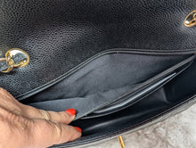 CHANEL BLACK CAVIAR SINGLE FLAP JUMBO