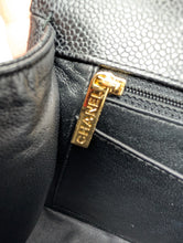 CHANEL BLACK CAVIAR SINGLE FLAP JUMBO