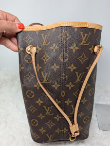 LOUIS VUITTON NEVERFULL MM, RED INTERIOR