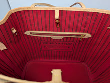 LOUIS VUITTON NEVERFULL MM, RED INTERIOR