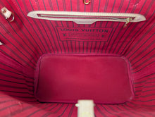 LOUIS VUITTON NEVERFULL MM, RED INTERIOR