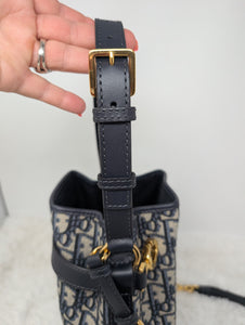 CHRISTIAN DIOR C'EST BUCKET OBLIQUE MEDIUM, BRAND NEW