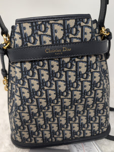CHRISTIAN DIOR C'EST BUCKET OBLIQUE MEDIUM, BRAND NEW