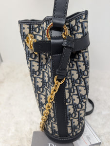 CHRISTIAN DIOR C'EST BUCKET OBLIQUE MEDIUM, BRAND NEW