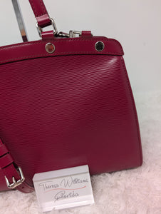 LOUIS VUITTON EPI BREA MM, FUSHIA