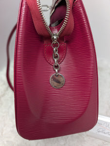 LOUIS VUITTON EPI BREA MM, FUSHIA