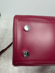 LOUIS VUITTON EPI BREA MM, FUSHIA