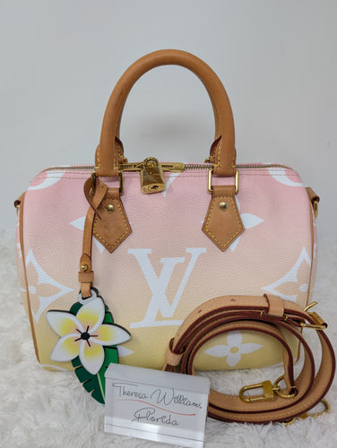 LOUIS VUITTON BY THE POOL SPEEDY 25 BANDOULIERE
