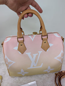 LOUIS VUITTON BY THE POOL SPEEDY 25 BANDOULIERE