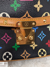 LOUIS VUITTON BLACK MULTICOLOR MURAKAMI SOLOGNE CROSSBODY