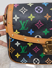 LOUIS VUITTON BLACK MULTICOLOR MURAKAMI SOLOGNE CROSSBODY