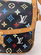 LOUIS VUITTON BLACK MULTICOLOR MURAKAMI SOLOGNE CROSSBODY