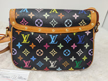 LOUIS VUITTON BLACK MULTICOLOR MURAKAMI SOLOGNE CROSSBODY
