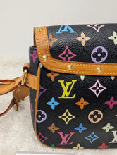 LOUIS VUITTON BLACK MULTICOLOR MURAKAMI SOLOGNE CROSSBODY