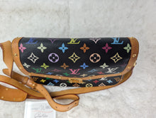 LOUIS VUITTON BLACK MULTICOLOR MURAKAMI SOLOGNE CROSSBODY