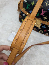 LOUIS VUITTON BLACK MULTICOLOR MURAKAMI SOLOGNE CROSSBODY