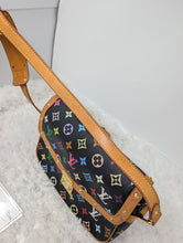 LOUIS VUITTON BLACK MULTICOLOR MURAKAMI SOLOGNE CROSSBODY