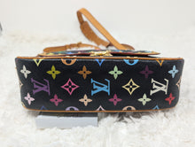 LOUIS VUITTON BLACK MULTICOLOR MURAKAMI SOLOGNE CROSSBODY