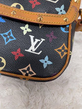 LOUIS VUITTON BLACK MULTICOLOR MURAKAMI SOLOGNE CROSSBODY