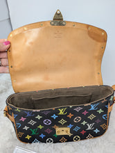 LOUIS VUITTON BLACK MULTICOLOR MURAKAMI SOLOGNE CROSSBODY