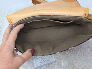 LOUIS VUITTON BLACK MULTICOLOR MURAKAMI SOLOGNE CROSSBODY