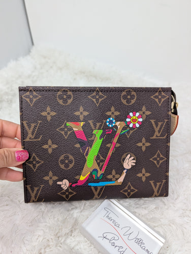 LOUIS VUITTON MEDIUM MURAKAMI POUCH - BRAND NEW
