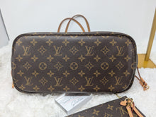 LOUIS VUITTON MONOGRAM NEVERFULL MM AND POUCH