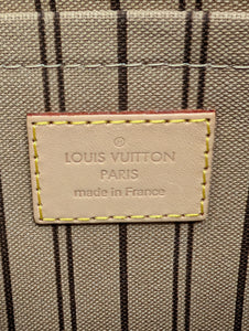 LOUIS VUITTON MONOGRAM NEVERFULL MM AND POUCH