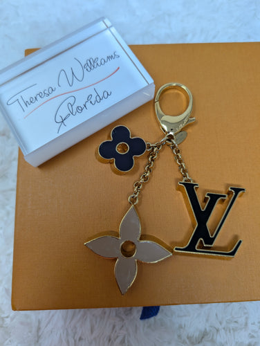 LOUIS VUITTON FLEUR DE LIS BAG CHARM