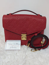 LOUIS VUITTON RED EMPREINTE METIS POCHETTE