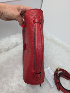 LOUIS VUITTON RED EMPREINTE METIS POCHETTE