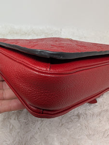 LOUIS VUITTON RED EMPREINTE METIS POCHETTE