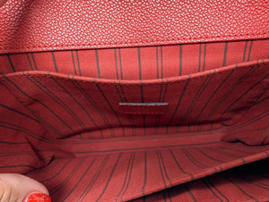LOUIS VUITTON RED EMPREINTE METIS POCHETTE