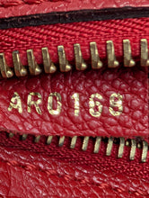 LOUIS VUITTON RED EMPREINTE METIS POCHETTE
