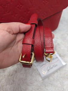 LOUIS VUITTON RED EMPREINTE METIS POCHETTE