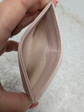 CHANEL CAMILIA CARD HOLDER, ROSE BEIGE