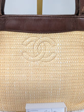 CHANEL COCO RAFFIA SMALL TOTE
