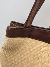 CHANEL COCO RAFFIA SMALL TOTE