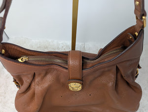 LOUIS VUITTON MAHINA XS COGNAC CROSSBODY