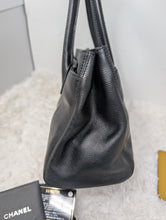 CHANEL BLACK CAVIAR REISSUE SATCHEL TOTE