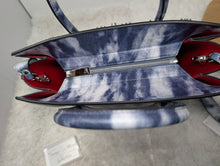 CHRISTIAN LOUBOUTIN MEDIUM BLUE SILVER PALOMA TOTE