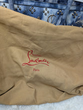 CHRISTIAN LOUBOUTIN MEDIUM BLUE SILVER PALOMA TOTE