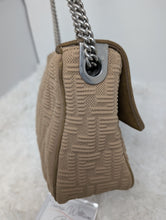 FENDI BAGUETTE MEDIUM, BEIGE "TECHNICAL" FABRIC, SLV HDW