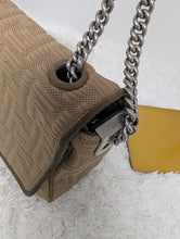 FENDI BAGUETTE MEDIUM, BEIGE "TECHNICAL" FABRIC, SLV HDW