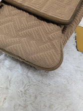FENDI BAGUETTE MEDIUM, BEIGE "TECHNICAL" FABRIC, SLV HDW